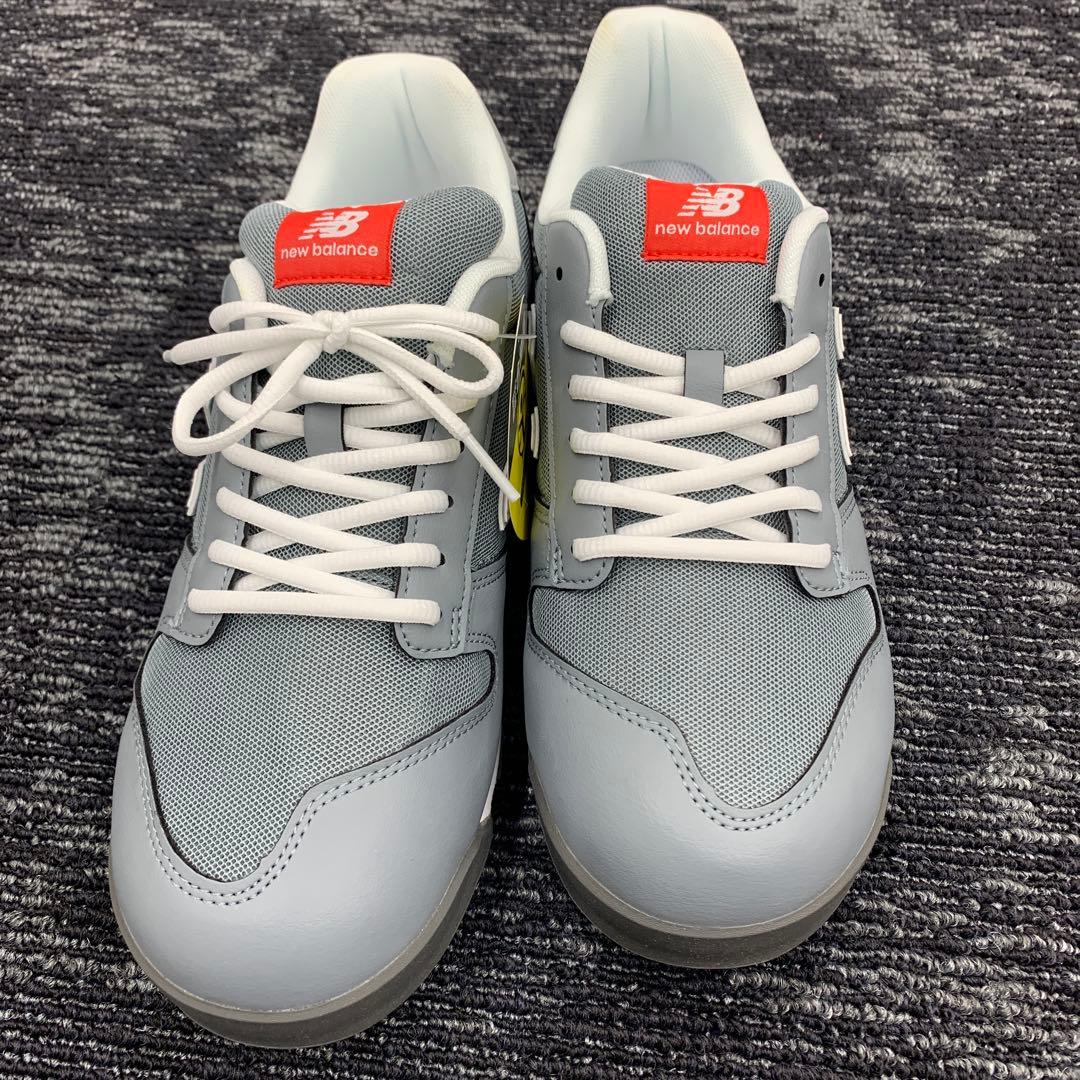 新品New Balance 安全スニーカー グレー
