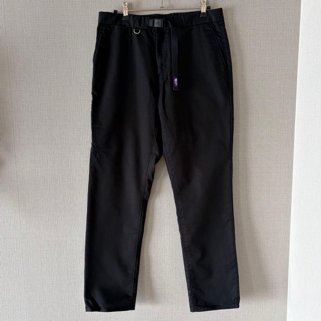 美品*ザノースフェイスパープルレーベル テーパードパンツ 黒 匿名配送