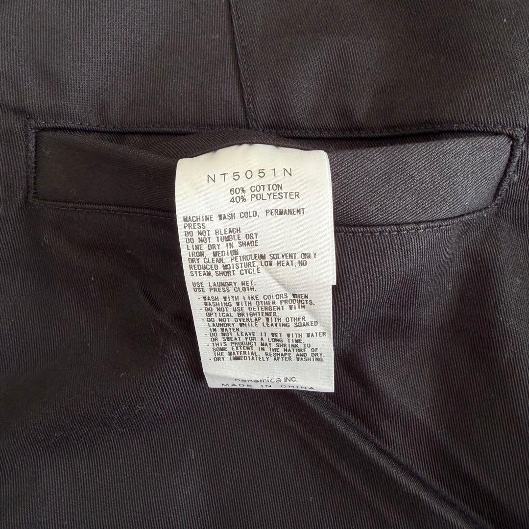 美品*ザノースフェイスパープルレーベル テーパードパンツ 黒 匿名配送