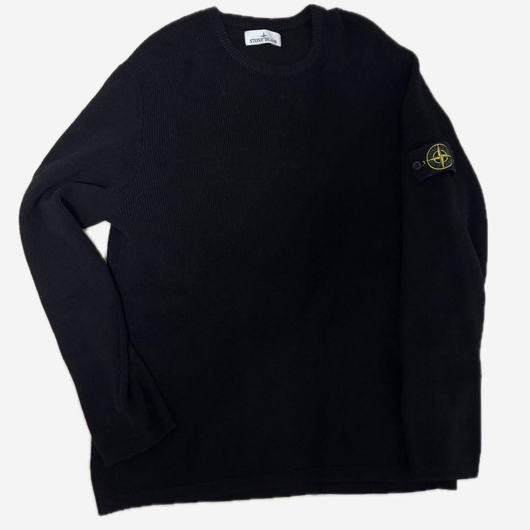 IO着用　STONE  ブラックニット 3XL