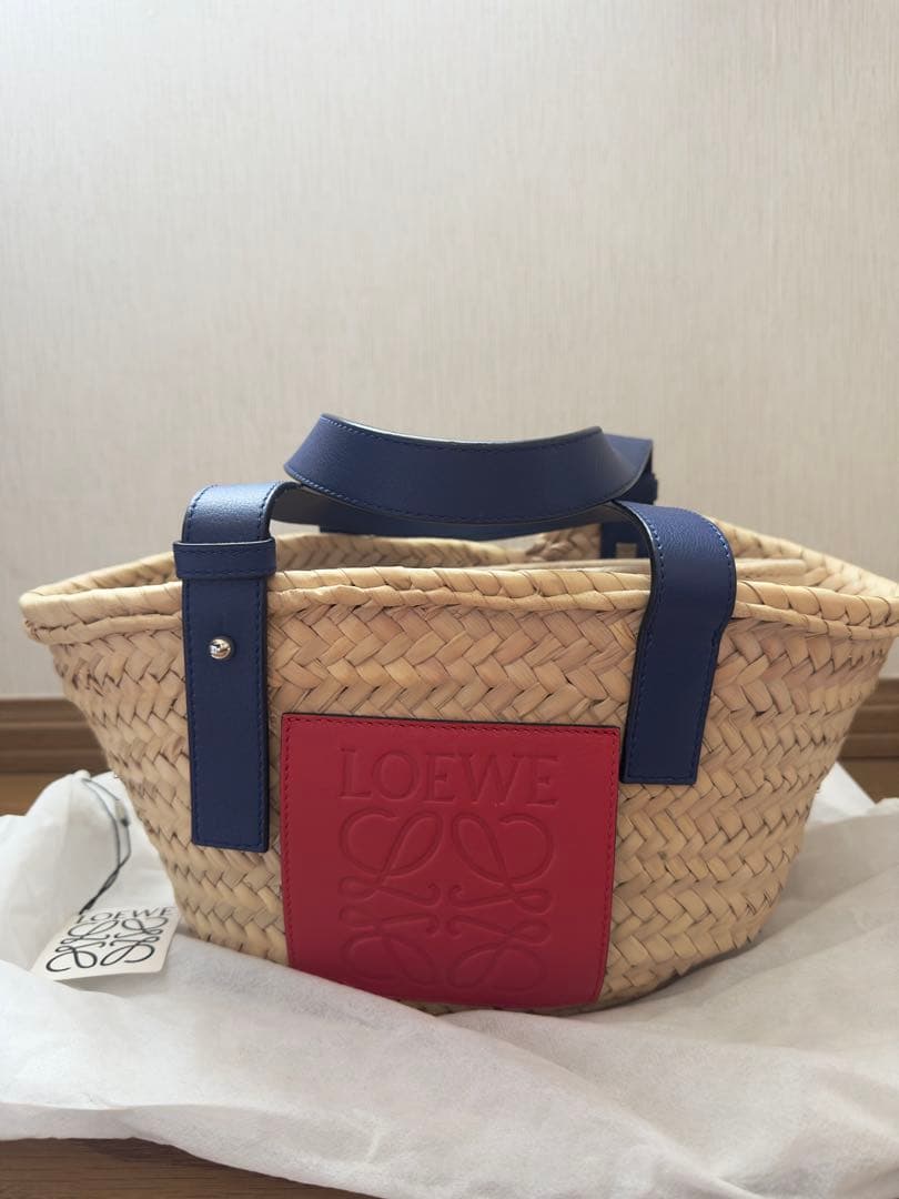 【Y】超美品 ロエベ LOEWE かごバッグ スモール 限定品