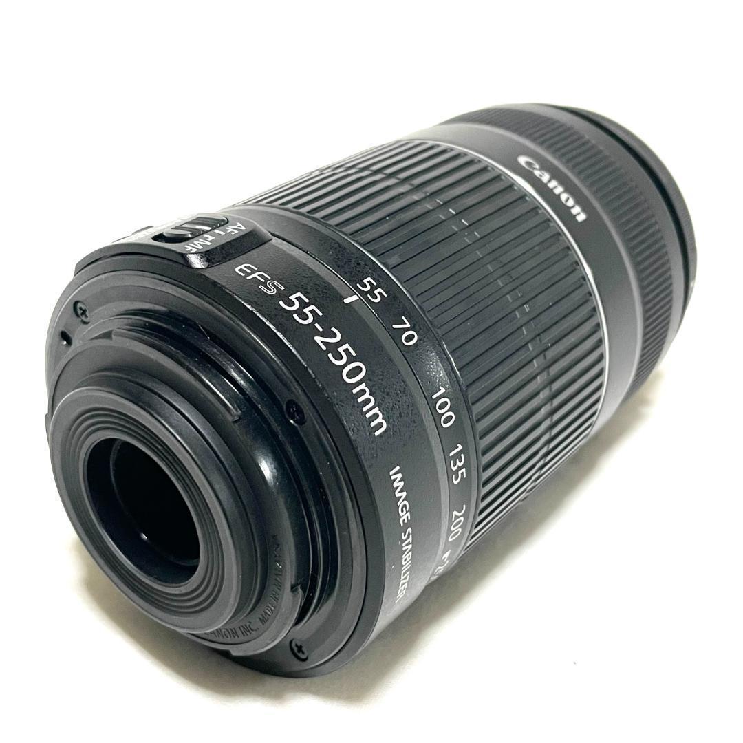大人気望遠ズーム❣️Canon EF-S 55-250mm IS II 手振補正