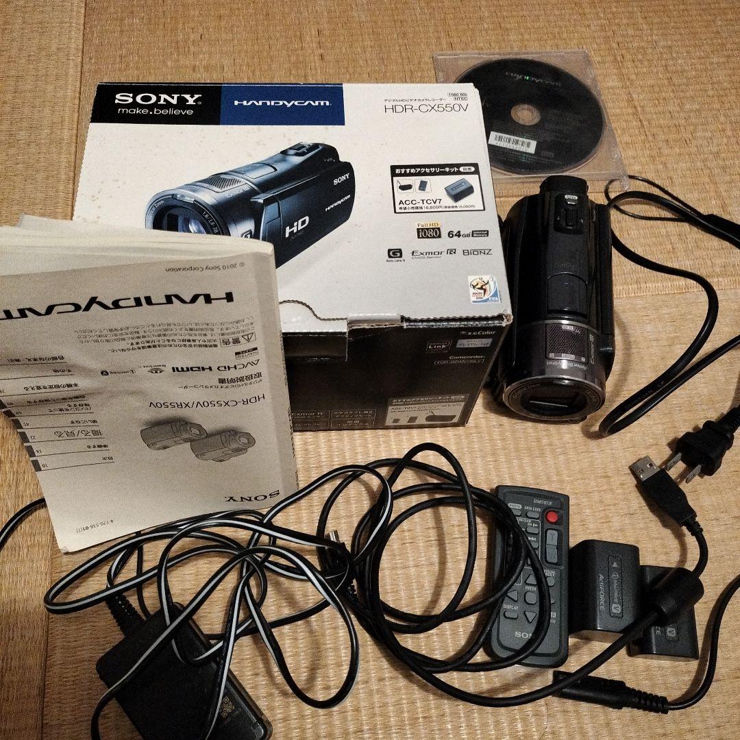 SONY HDR-CX550V ビデオカメラ