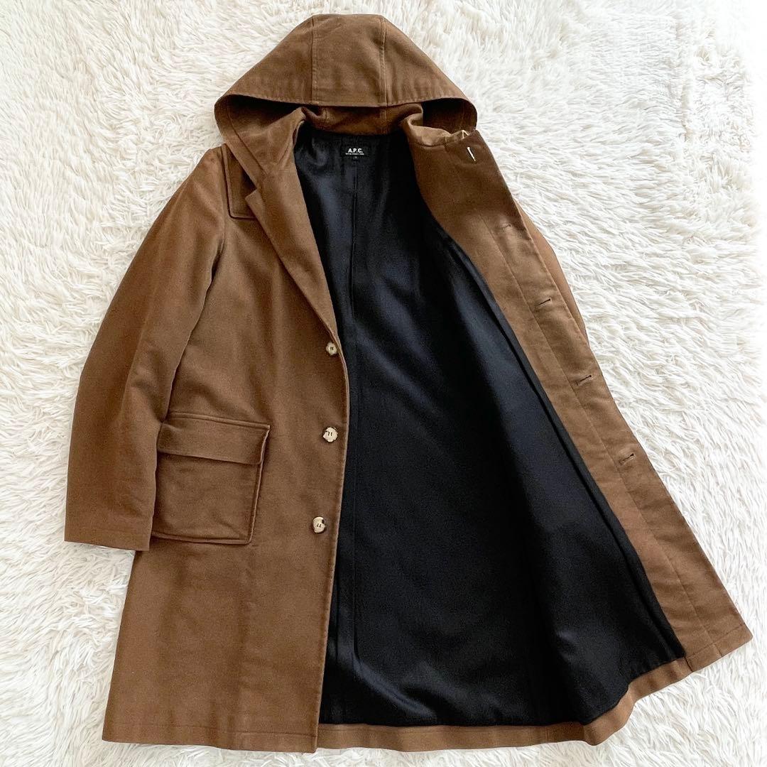 希少 極美品 00s フランス製 A.P.C. フーデットコート アーカイブ