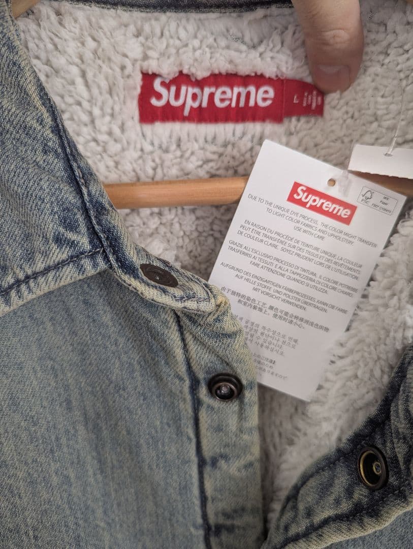 あ*様 Supreme Faux Shearling Lined Work Sh