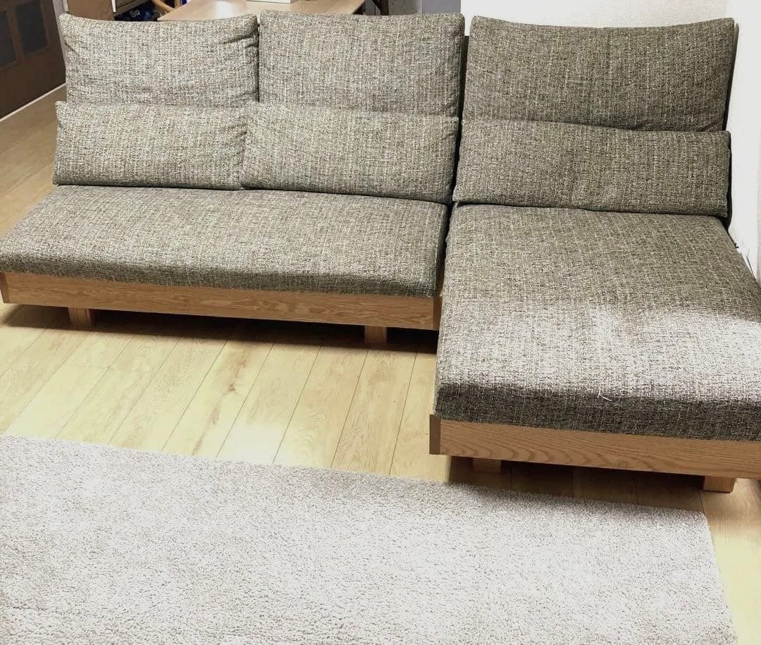 【ソファ＋シェーズロング】ヒラシマ　リベリア　ソファ