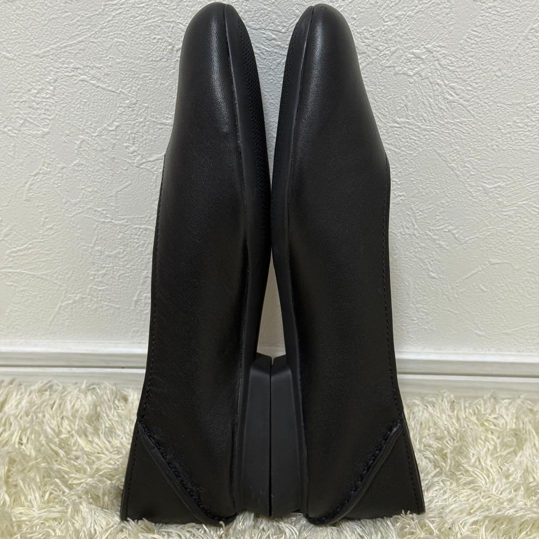 美品✨ CAMPER カシマイラ フラットシューズ　スクエアトゥ　レザー　黒