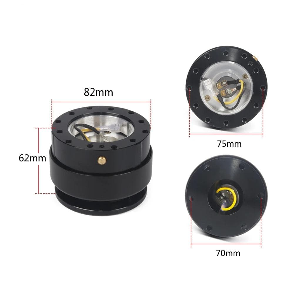 レッド 赤 レンチン音 鳴る クイックリリース ステアリングボス Ding