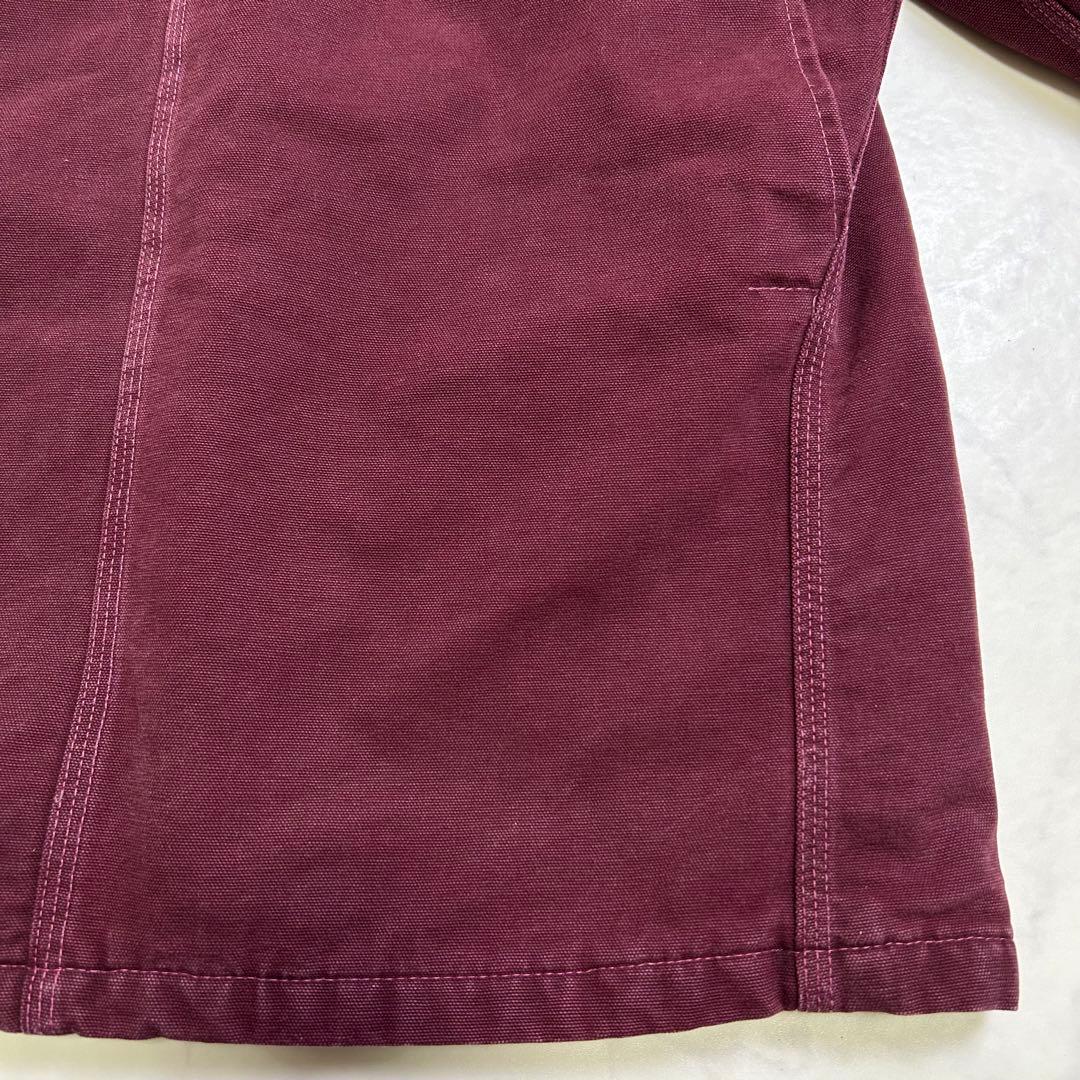 【希少色】美品 星タグ カーハート ミシガンチョアコート バーガンディ L