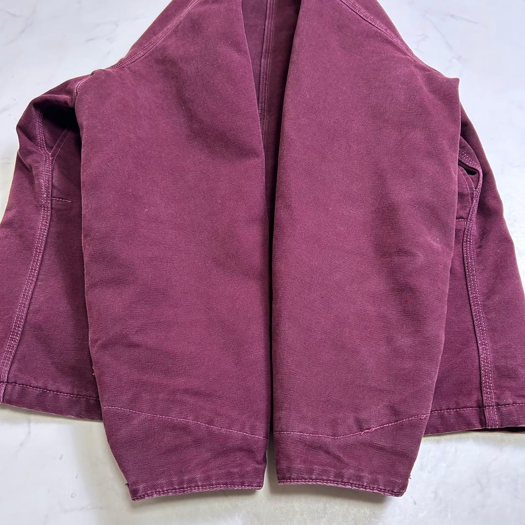【希少色】美品 星タグ カーハート ミシガンチョアコート バーガンディ L