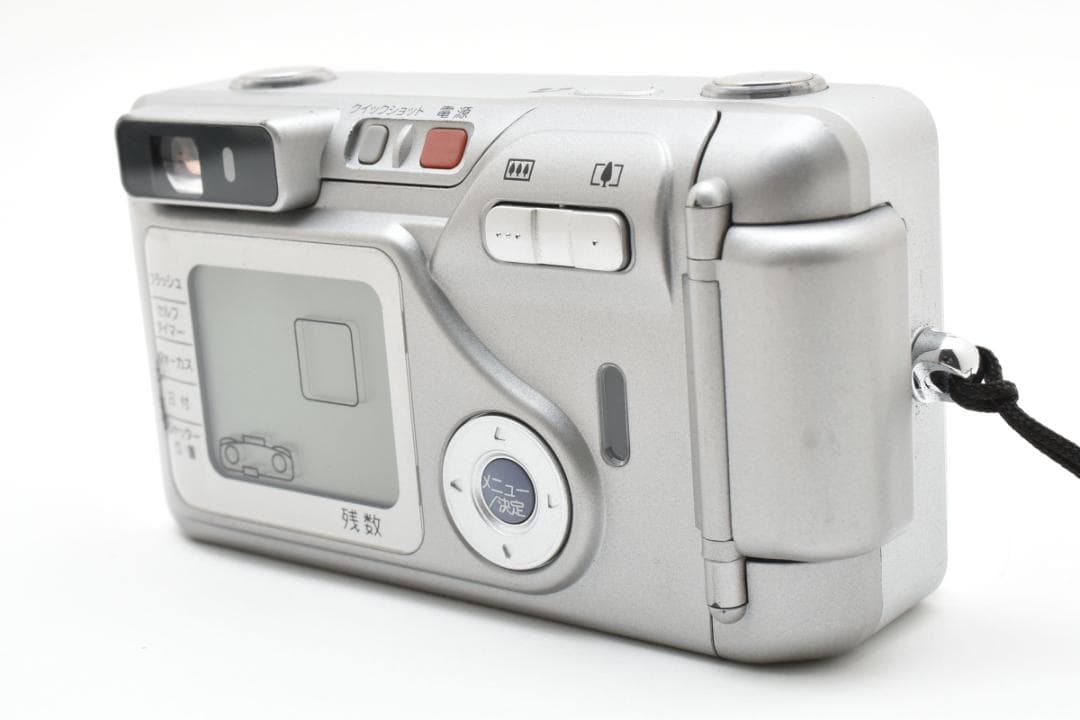 美品 FUJIFILM Silvi F2.8 シルバー コンパクトフィルムカメラ