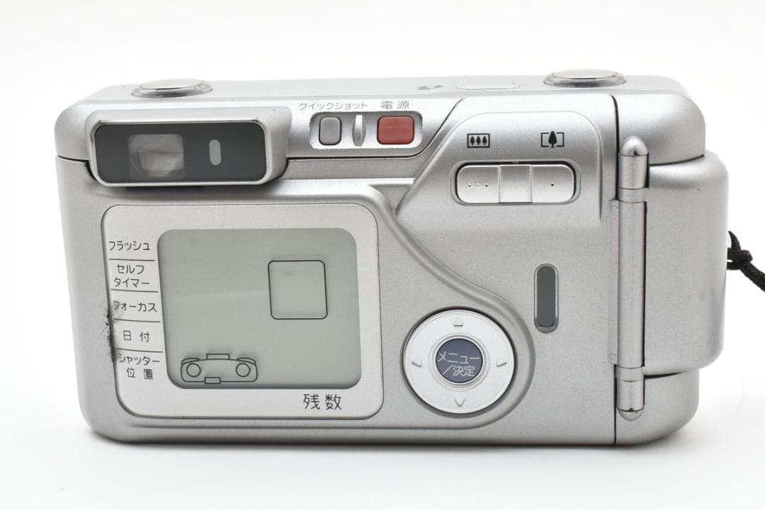 美品 FUJIFILM Silvi F2.8 シルバー コンパクトフィルムカメラ