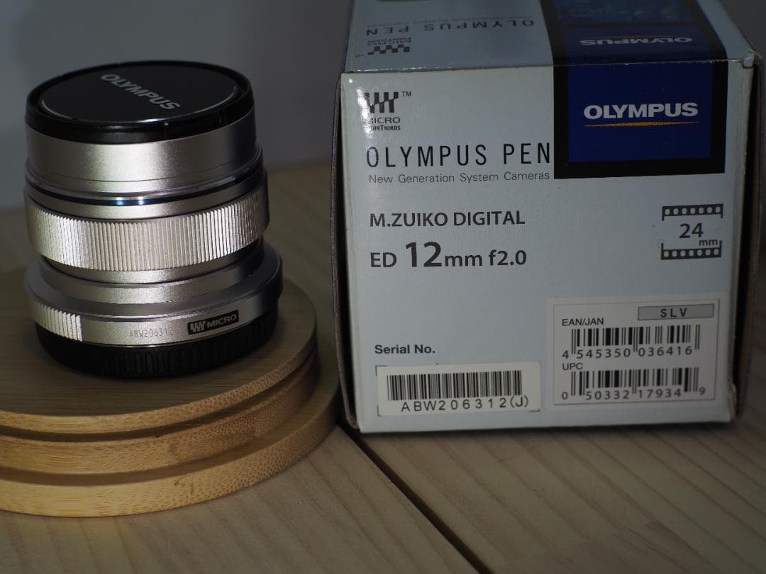 【美品】OLYMPUS M.ZUIKO 12mm F2.0 シルバー