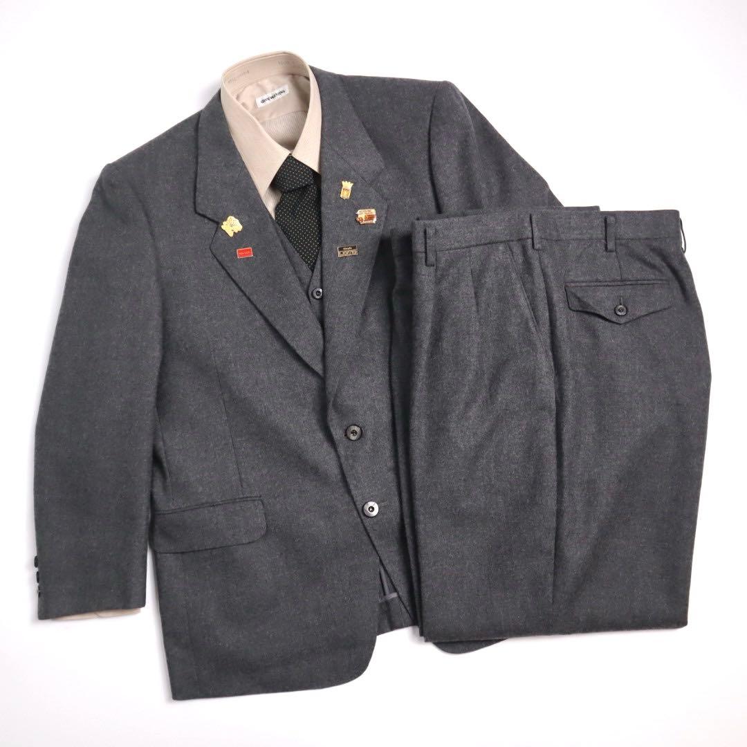 5点セット vintage 3ピース スーツ セットアップ アルマーニ イタリア