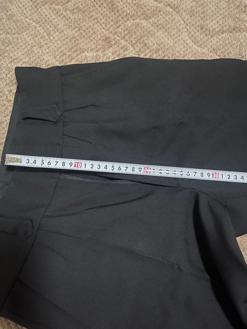 SHIKITARI ブラック フレアパンツ