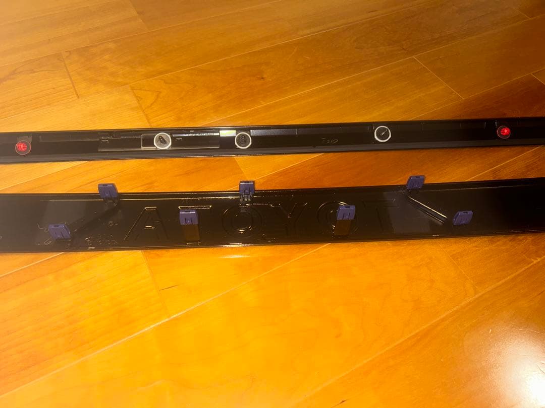 純正部品ランクル250ZX用バックドアガーニッシ、ボンネットフードモールセット