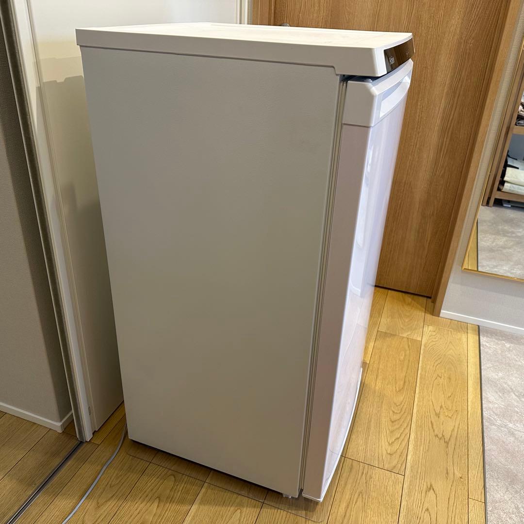 2023年製ハイアール冷凍庫 1ドア 前開き式 右開き 102L 直冷式ホワイト