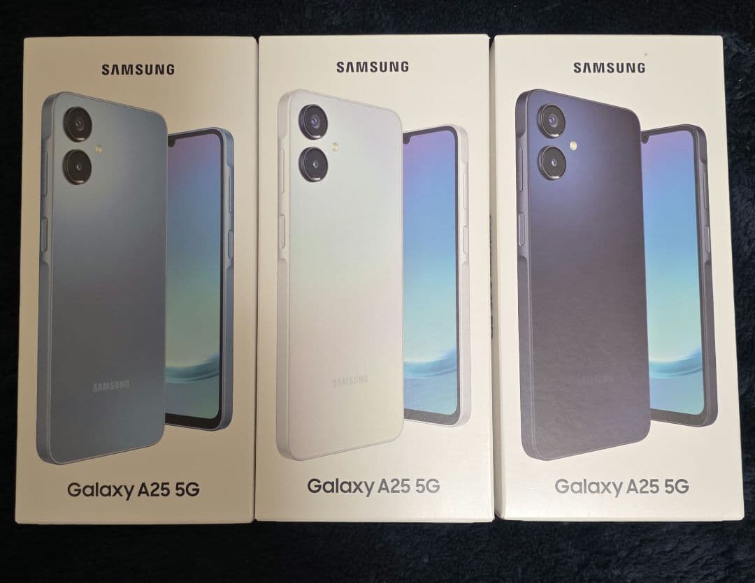 未開封★Samsung Galaxy A25 5G SIMフリーの3台セット！