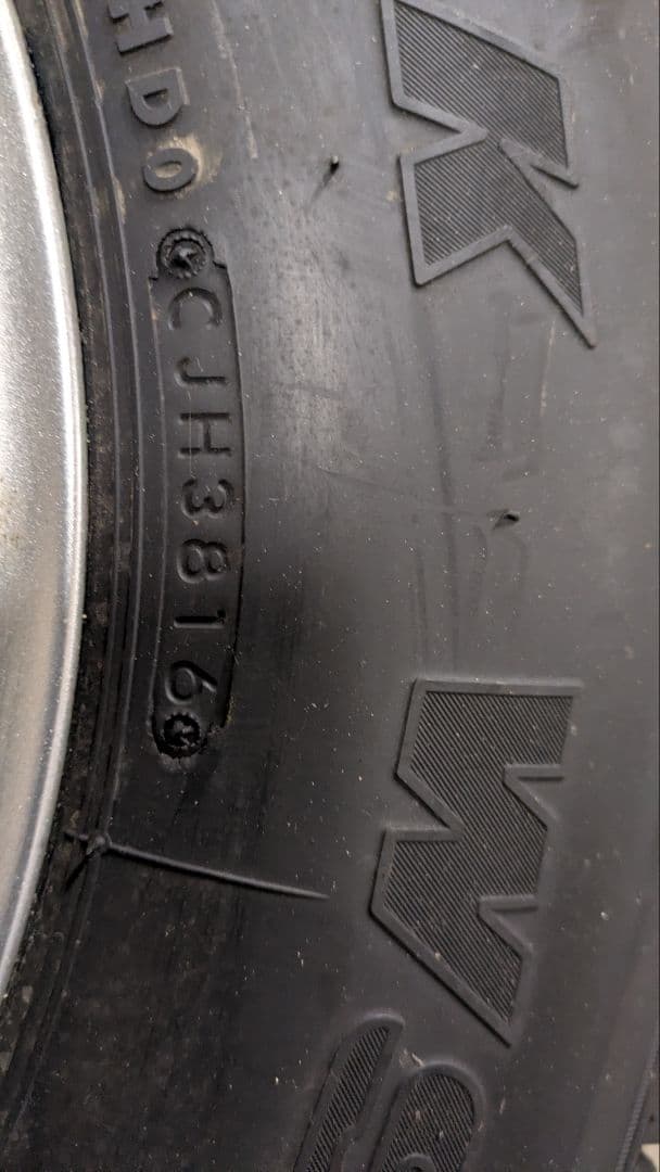 直接引取のみ　奈良　ハイエース　スタッドレスタイヤホイールセット