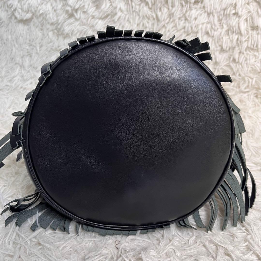 【美品】J＆M DAVIDSON ハンドバッグ　カーニバル　フリンジ　スタッズ