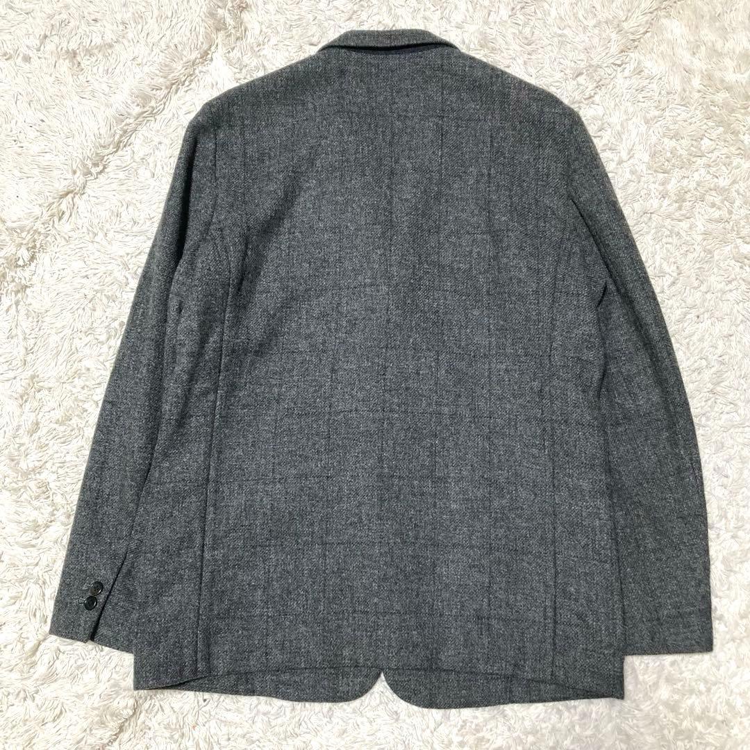マーガレットハウエル ツイード ウィンドウペンチェック テーラードジャケット L