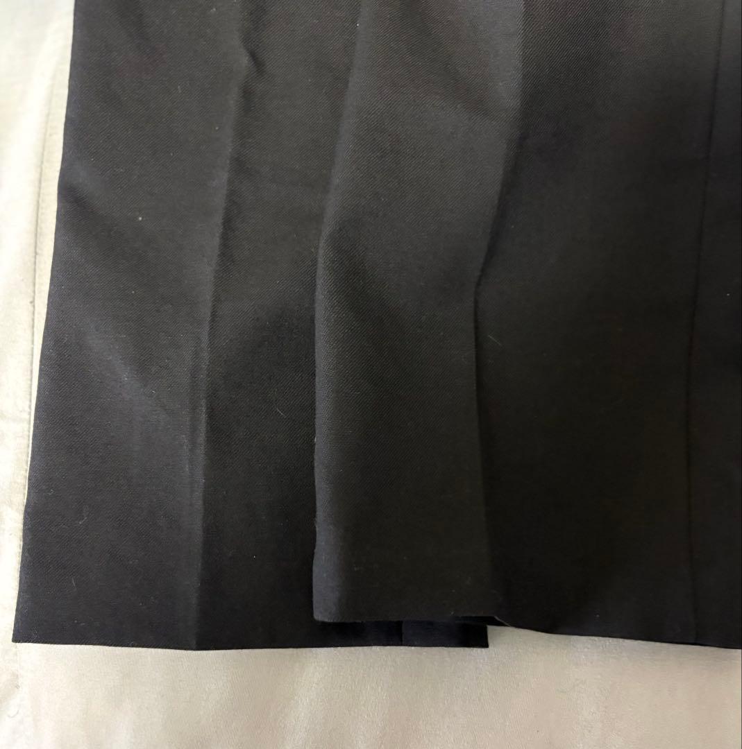 【美品】SAINT LAURENT PARIS \"ウールロングスリムスラックス\"