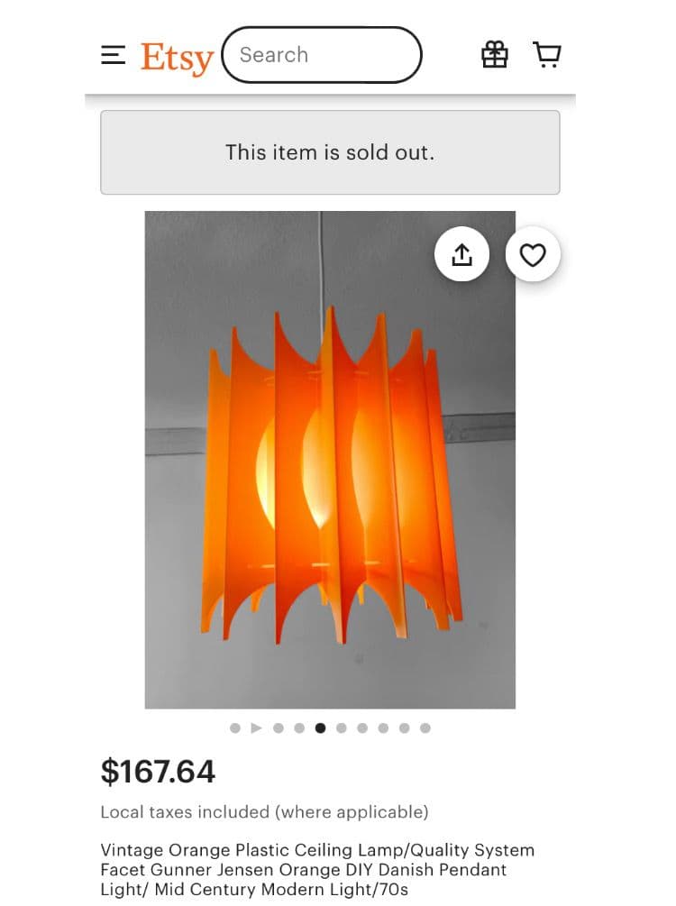 70'S デンマーク製「フラットパック」ペンダントライト ×2 スペースエイジ