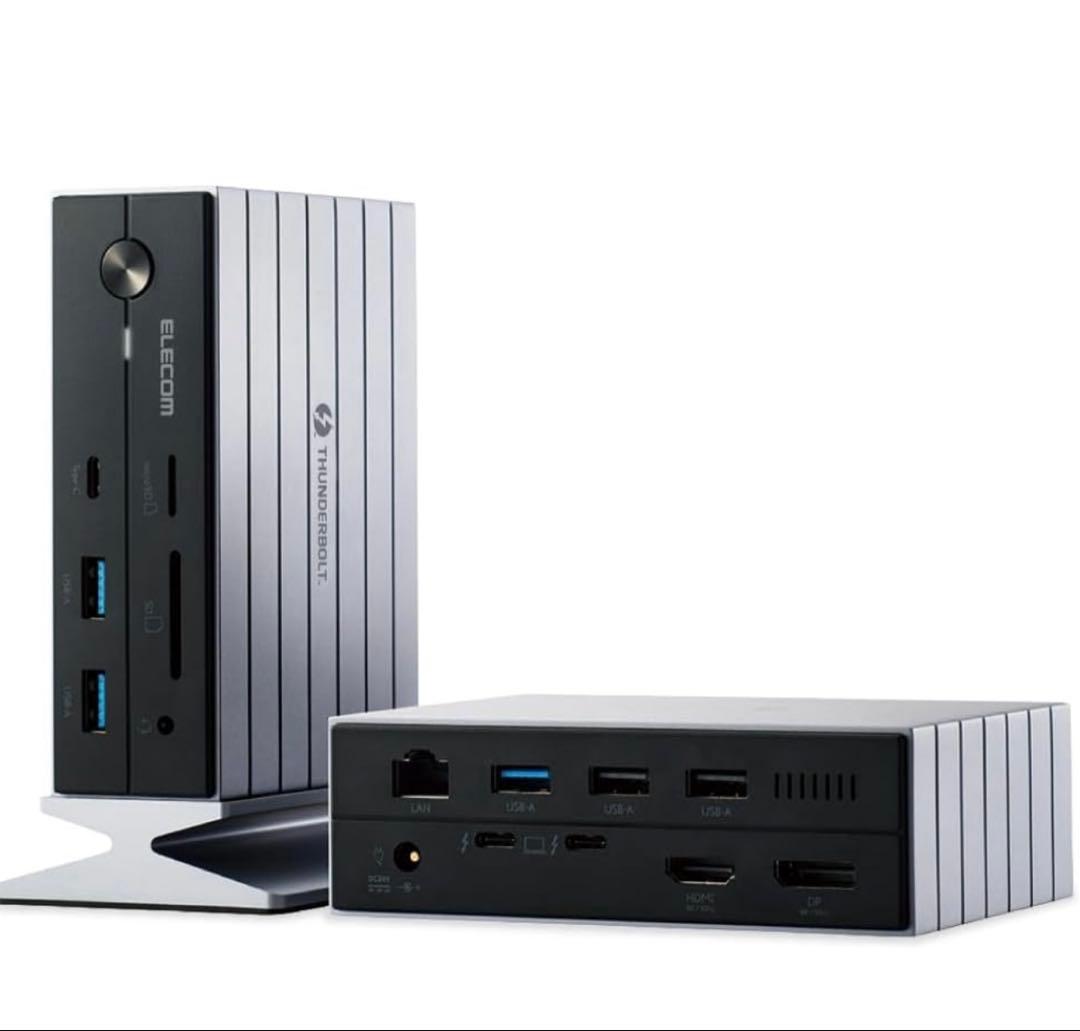 エレコム USB-Cハブ ドッキングステーション 14in1 DST-W07