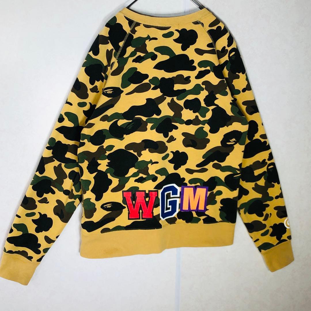 【人気デザイン】アベイシングエイプ シャークスウェット サルカモ Mサイズ