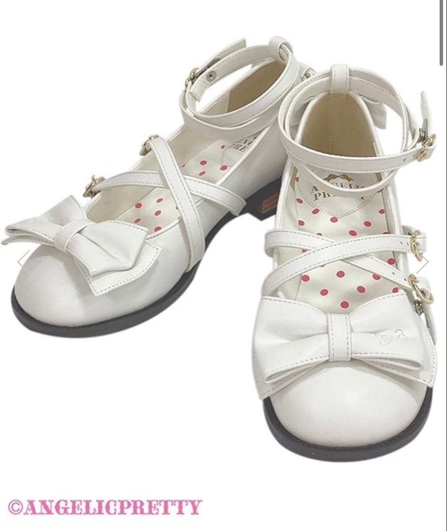 Angelic Pretty Tea Party Shoes M シロ