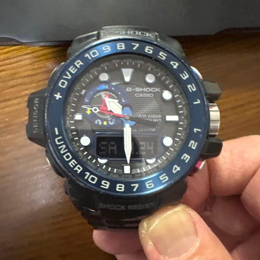 G-SHOCK デジタル腕時計 黒/青