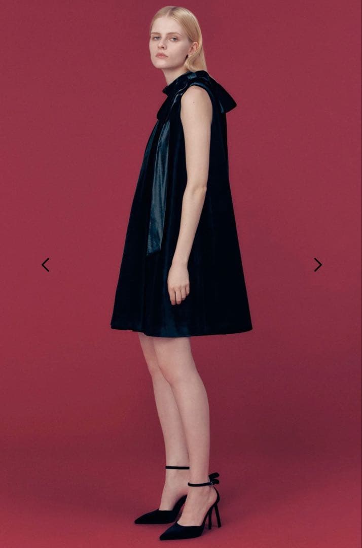 【THE TOÉ】 Heidelberg Dress（black）【完売品】