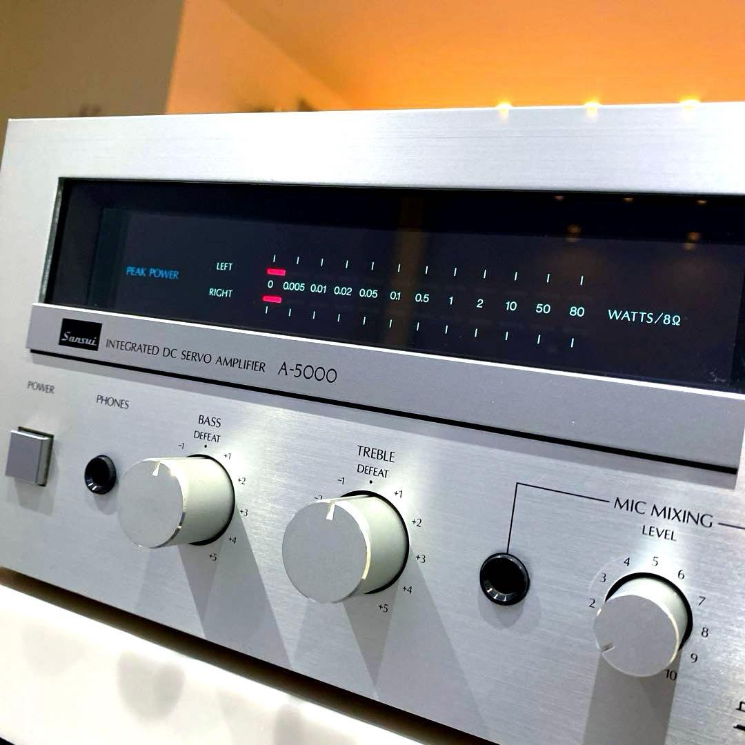 P*L様 Sansui プリメインアンプ A-5000 サンスイ 動作品