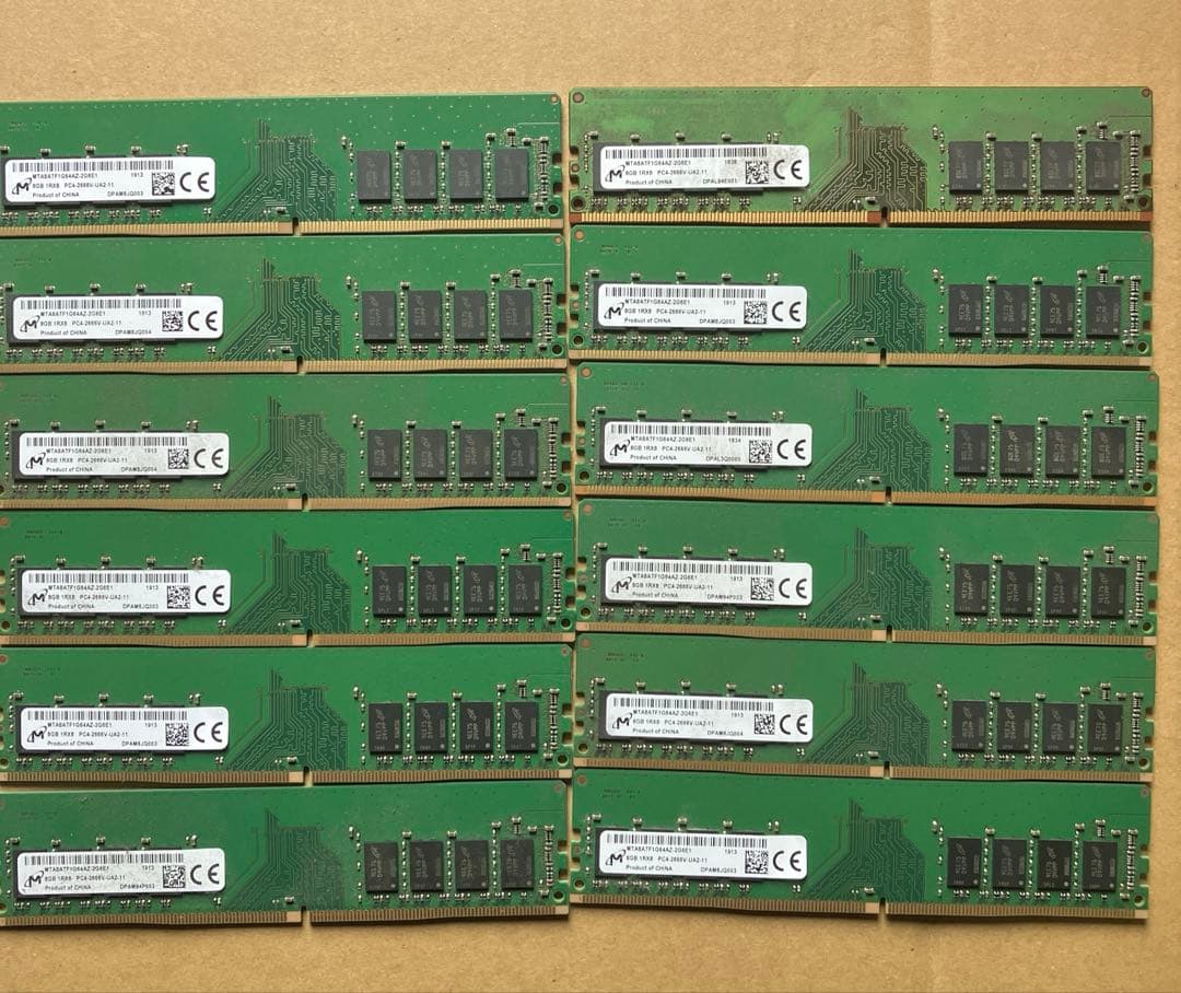 メモリー 8GB 1RX8 PC4-2666V-UA2-11