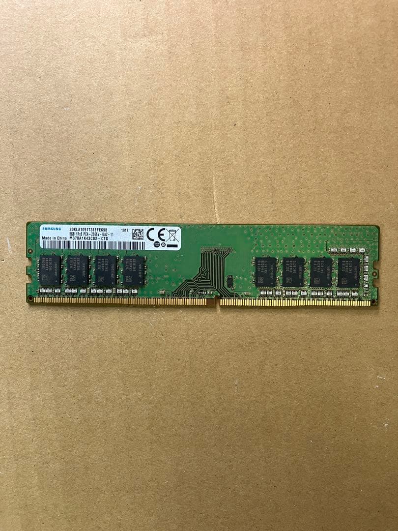 メモリー 8GB 1RX8 PC4-2666V-UA2-11