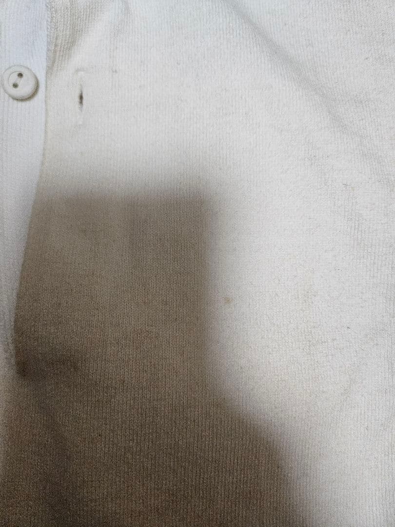 未使用　1988 ISSEY MIYAKE 長袖ポロシャツ M ホワイト