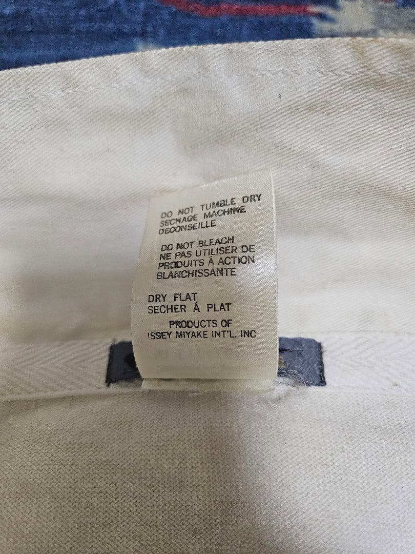 未使用　1988 ISSEY MIYAKE 長袖ポロシャツ M ホワイト