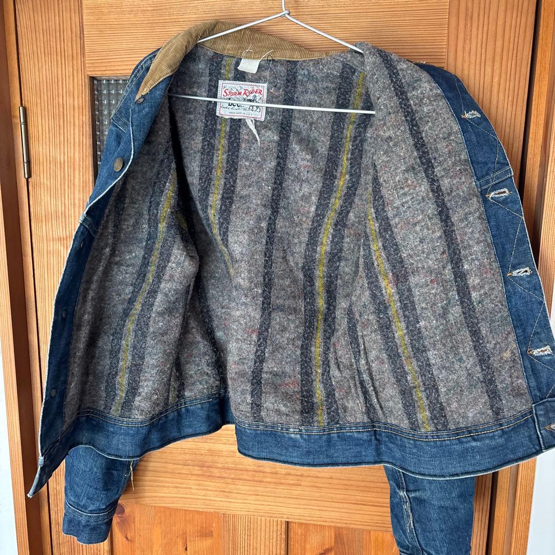 ビンテージ 70's Lee ストームライダー 左綾 縦落ち