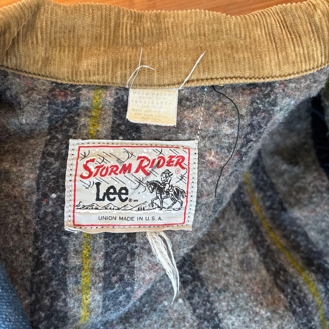 ビンテージ 70's Lee ストームライダー 左綾 縦落ち