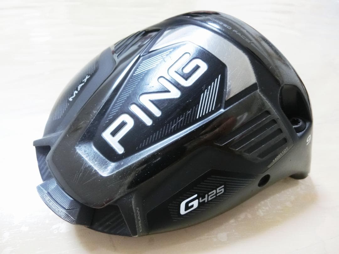 送料込 PING G425 MAX 9度 ヘッド 単品 日本仕様 マックス 訳有