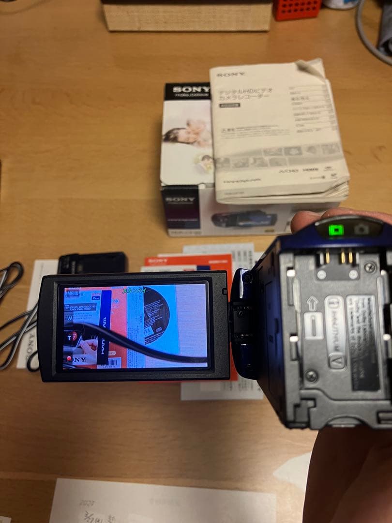 SONY Handycam HDR-CX180 ブルー　ソニー