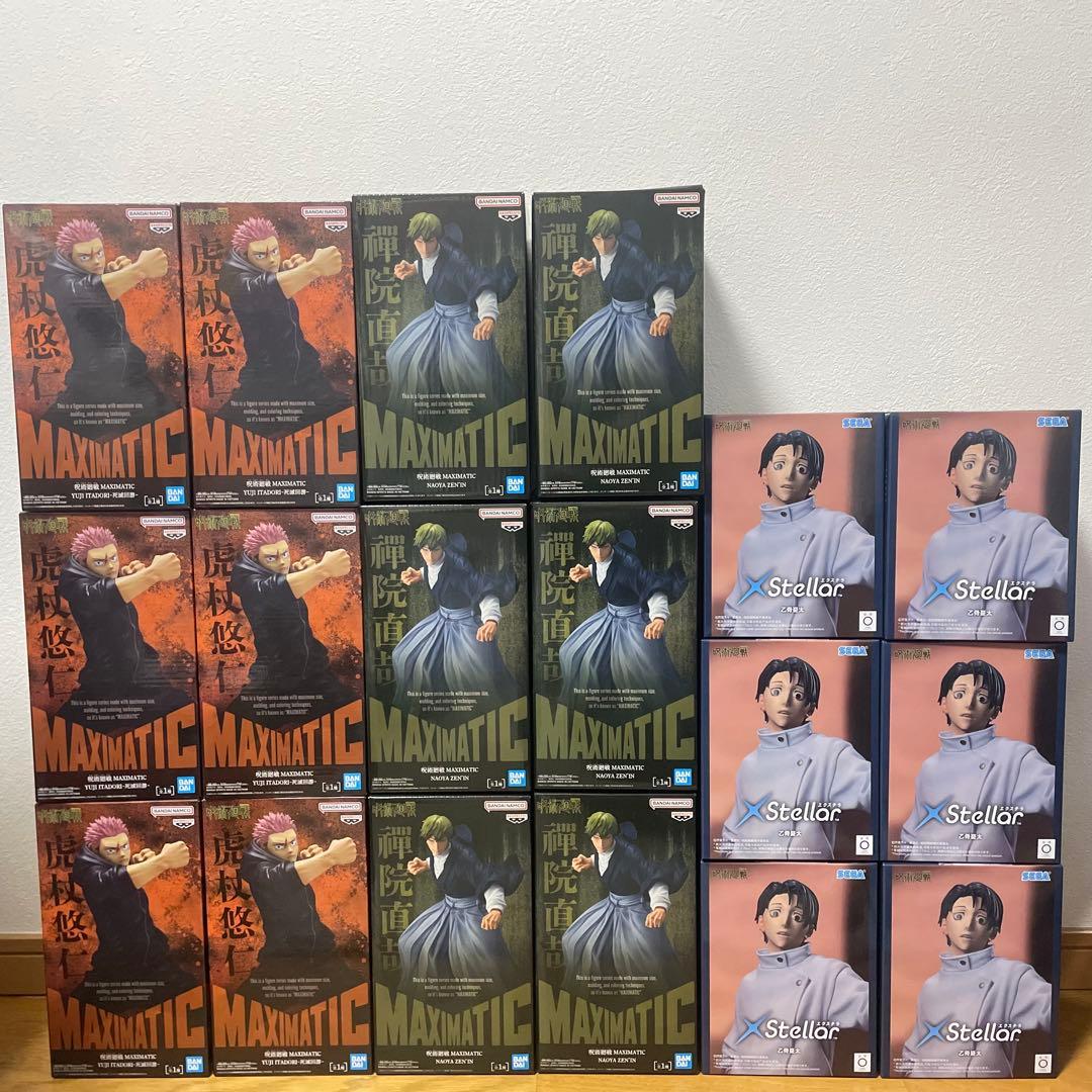 呪術廻戦　虎杖悠仁　禪院直哉　乙骨憂太　フィギュアまとめ売り　18点セット