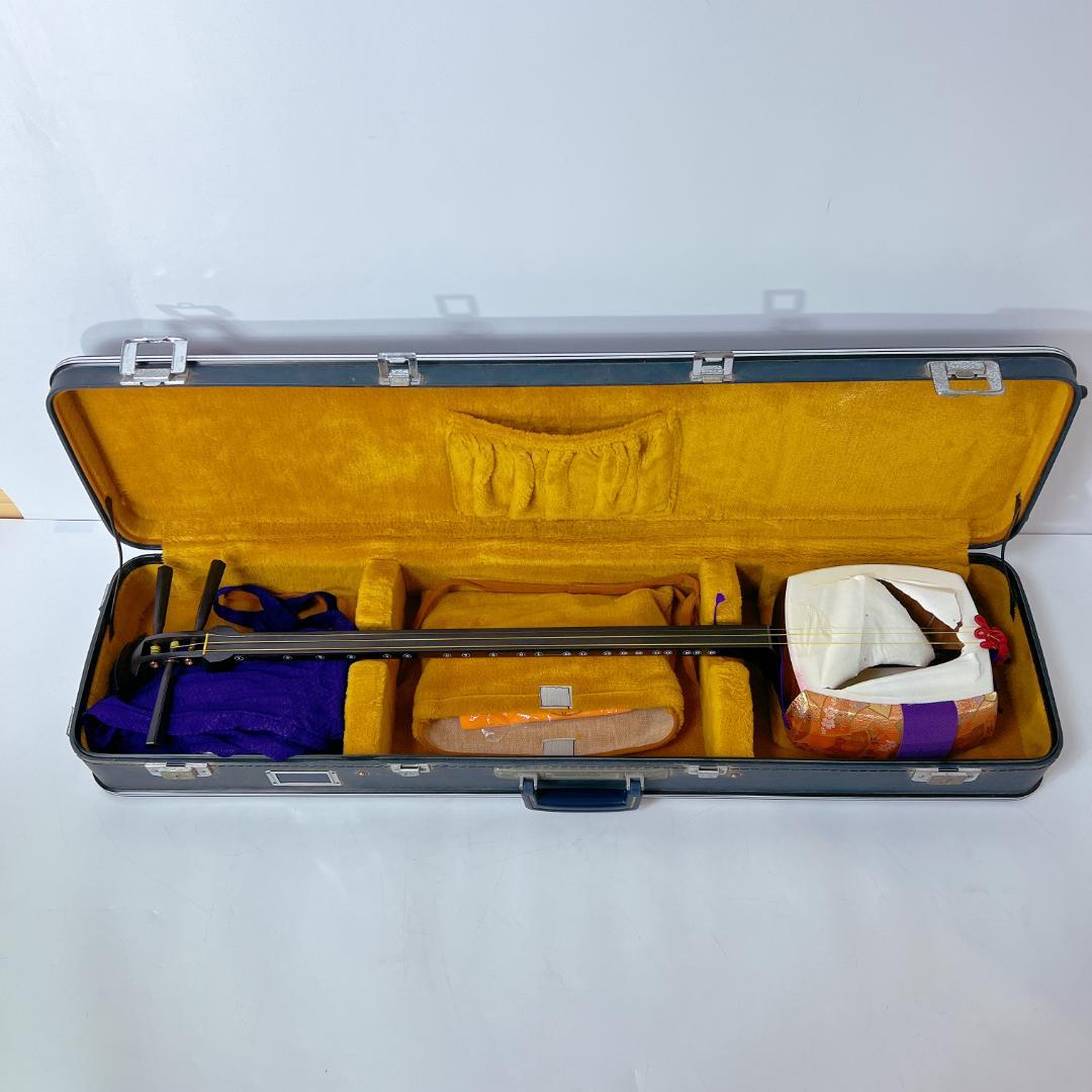 三味線 中棹 東さわり 丸打胴 ハードケース 小唄 民謡 地唄 新内節 常磐津