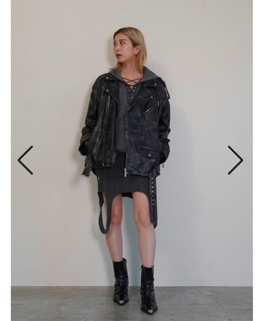 トップス PRANK PROJECT 2WAY Hoodie Mini Dress