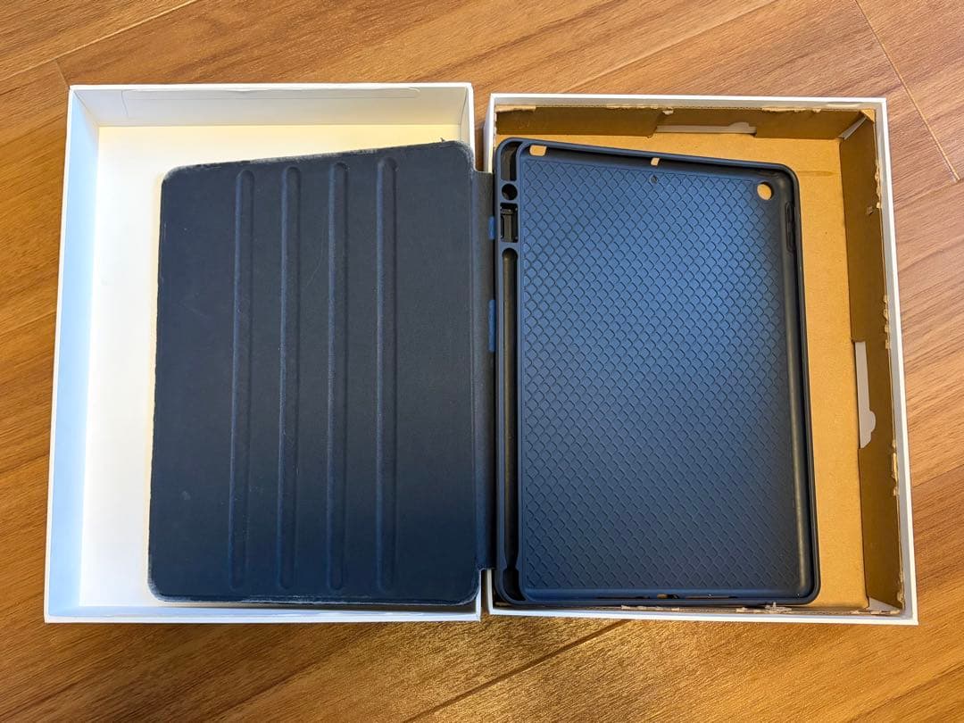 [美品] Apple iPadピンクゴールド本体 7世代128GB箱とカバー付き