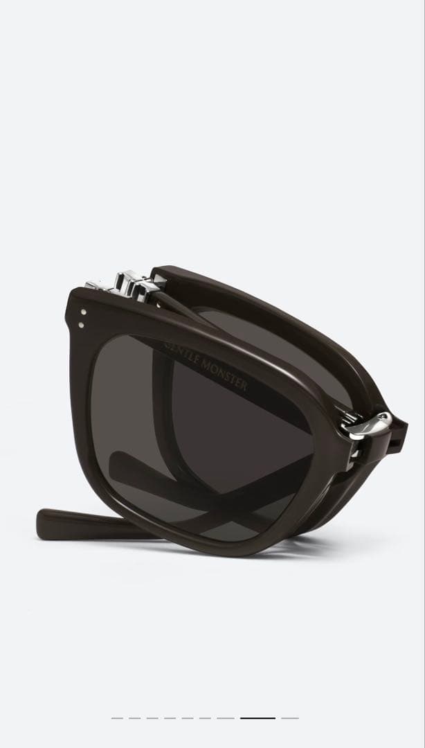 【完売品】GENTLE MONSTER MATINY BR3折りたたみサングラス