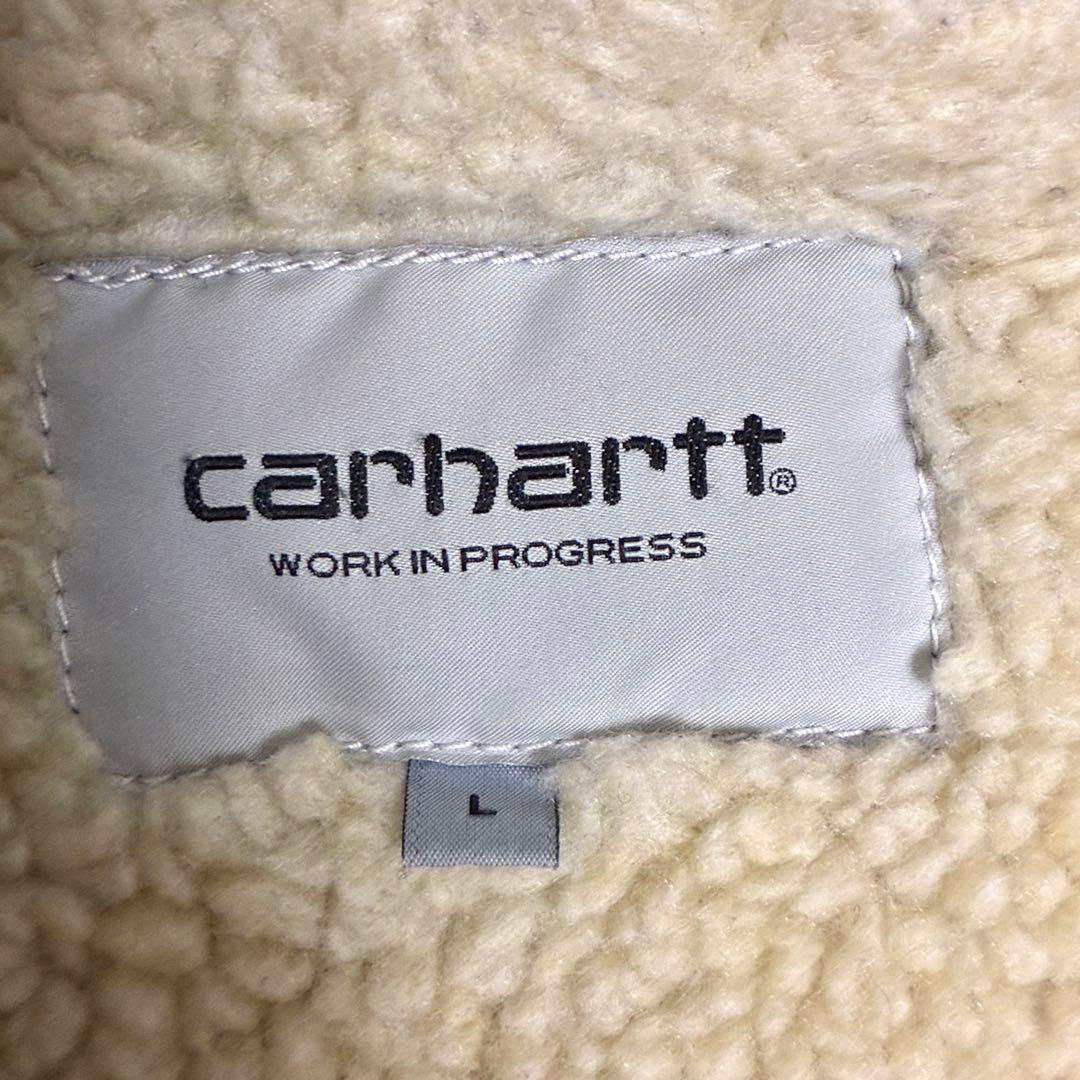 【NBW】カーハートWIP★裏地ボアジャケット　カバーオール　人気サイズL