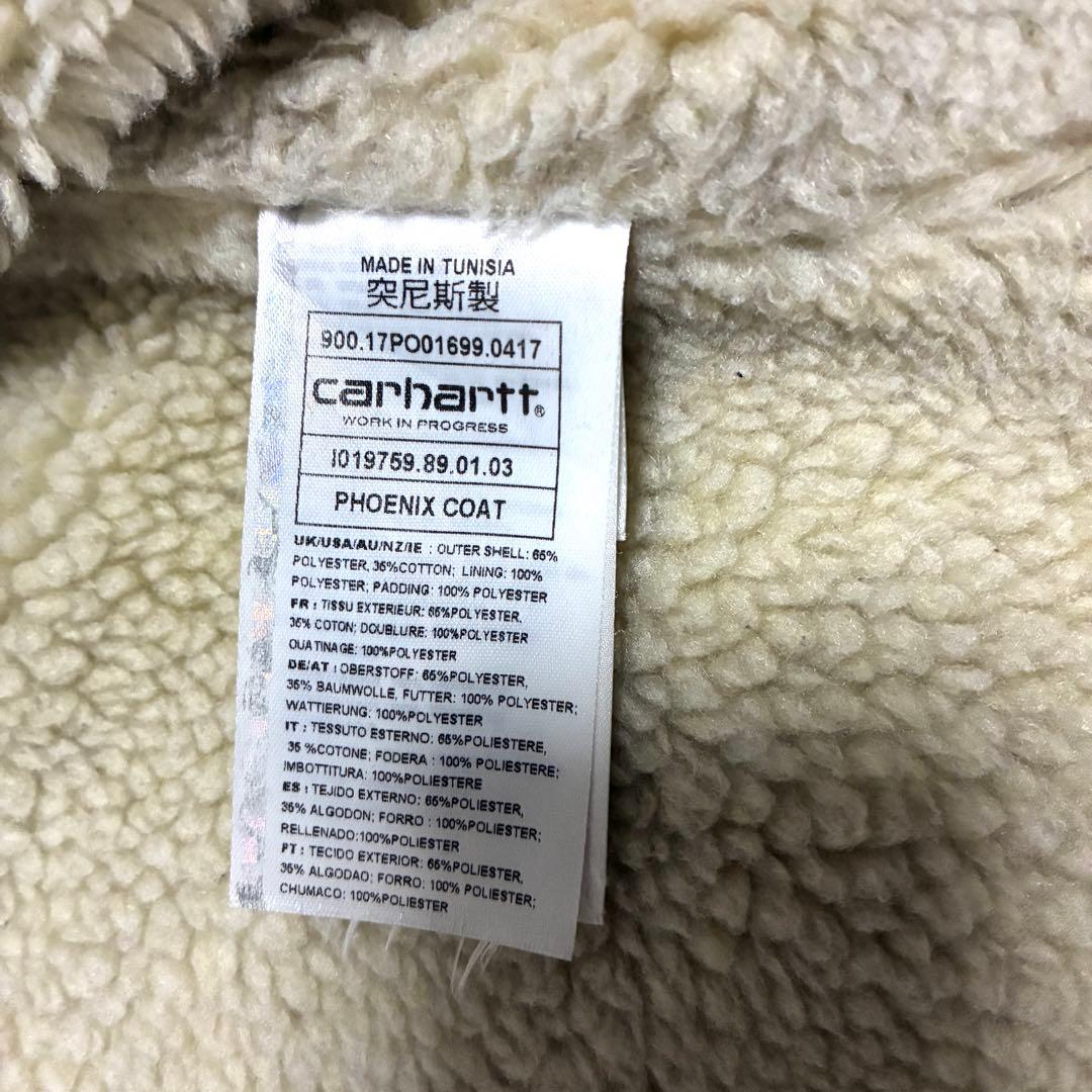 【NBW】カーハートWIP★裏地ボアジャケット　カバーオール　人気サイズL