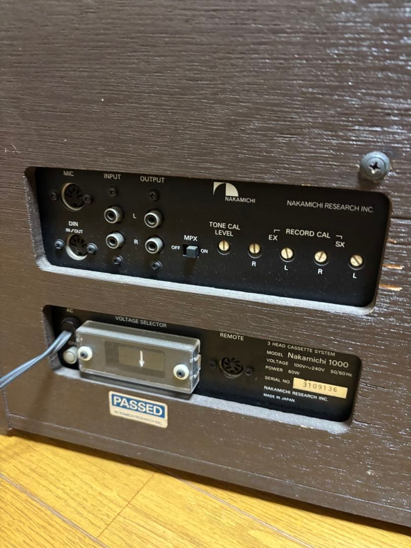 nakamichi 1000 tri-tracer 通電確認済