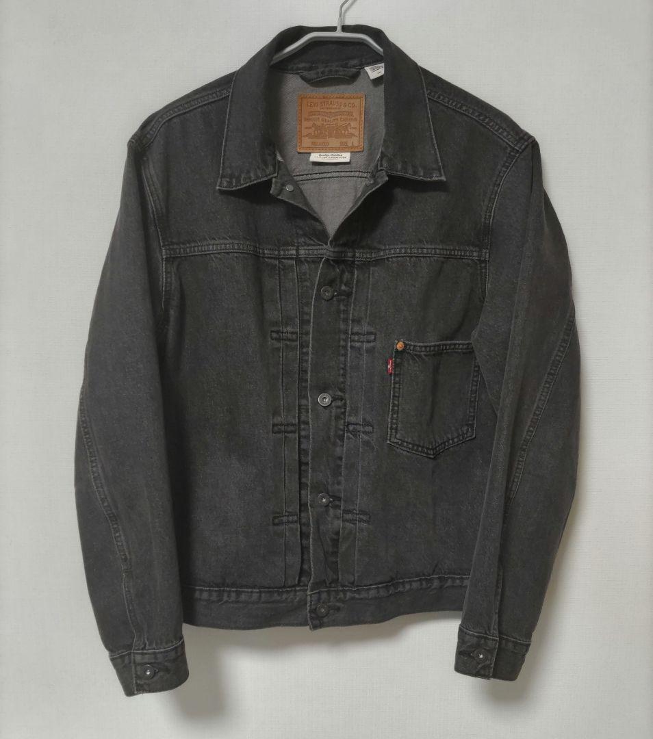 【美品】Levi's ブラックデニム Gジャン / 黒 / Lサイズ